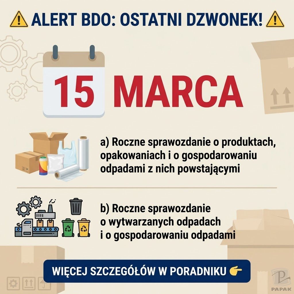 Ostatnie dni na sprawozdanie BDO! Sprawdź, co musisz zrobić do 15 marca
